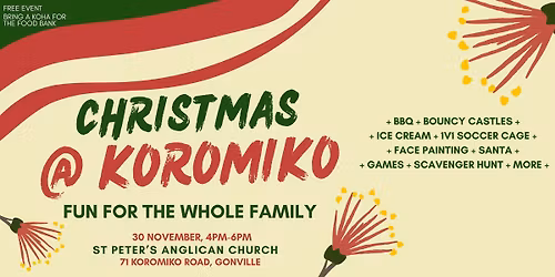 CHRISTMAS @ KOROMIKO - St Peter's Gonville Joy Fest 2025
