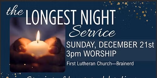 First Lutheran Church - Longest Night Service 