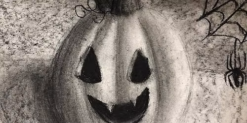 DIY Crafternoon - Spooky Charcoal Drawings