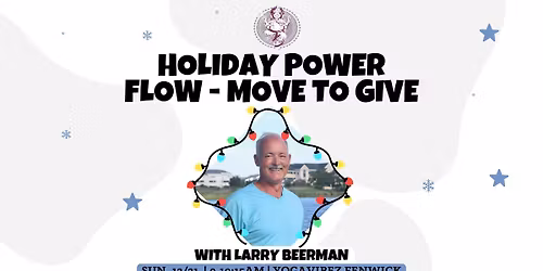 Holiday Power Flow: Move to Give-Donation Class