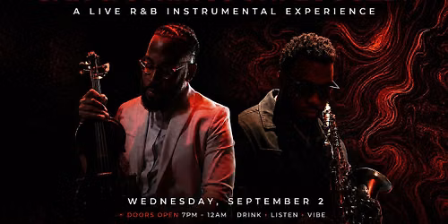 Sax & Strings Unplugged: A Live R&B Instrumental Experience