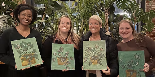 Plants + Pints - Paint Night at Living Ha\u00fcs Beer Co.