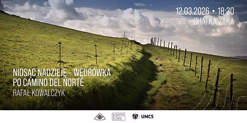 Przez \u015awiat. Spotkania z podr\u00f3\u017c\u0105: Nios\u0105c Nadziej\u0119 - w\u0119dr\u00f3wka po Camino del Norte | 12.03.2026