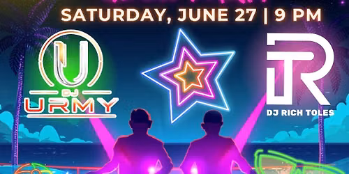 \ud83c\udf34\u2728 90\u2019s Beach Glow Party at Colony Bar & Port Rooftop \u2728\ud83c\udf34 with DJ Urmy + DJ Rich Toles \ud83c\udfa7\ud83d\udd25
