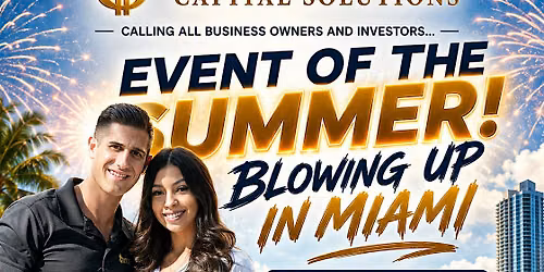 Private Wealth Workshop July 25-26 in Miami, Florida!!!