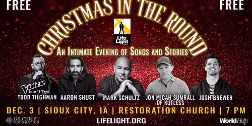 Christmas In The Round \u2014 A FREE One-Night Concert Experience!