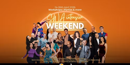 SWA Intensive Weekend | Workshops, parties & more | 24\u201326 aprilie 2026 