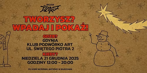 \u015aWI\u0104TECZNY BAZAR GDYNIA | SZTUKA | R\u0118KODZIE\u0141O | MUZYKA
