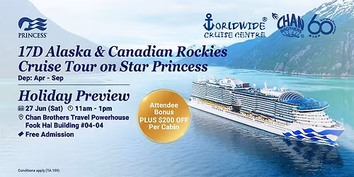 Alaska & Canadian Rockies Cruise Tour Holiday Preview