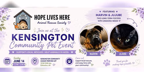 Hope Lives Here at the Kensington Community Pet Event