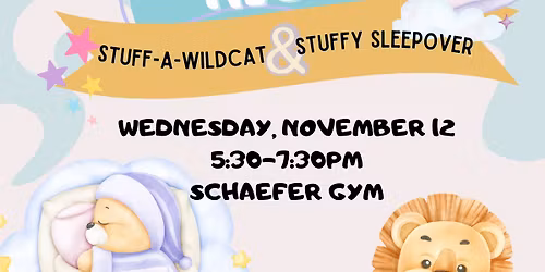 Furry Friends Night: Stuff-A-Wildcat & Stuffy Sleepover