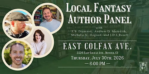 Free Local Fantasy Author Panel Live at Tattered Cover Colfax