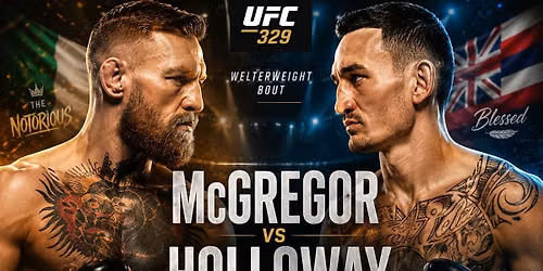 UFC 329 MCGREGOR VS HOLLOWAY