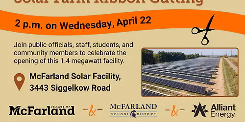 McFarland Solar Farm Ribbon Cutting Ceremony