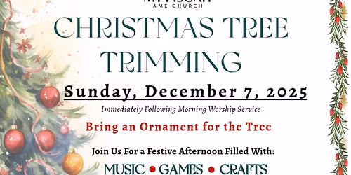 Christmas Tree Trimming