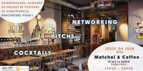 Ap\u00e9ro Entrepreneurs Paris @ Matchai & Coffee | Jeudi 04 Juin 2026