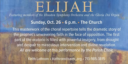 Elijah, Part I by Felix Mendelssohn