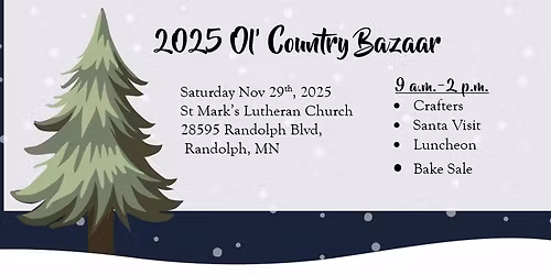 2025 St Mark's Ol' Country Bazaar