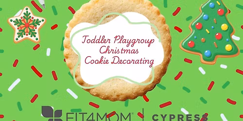 Toddler Playgroup Christmas Cookie Decorating 