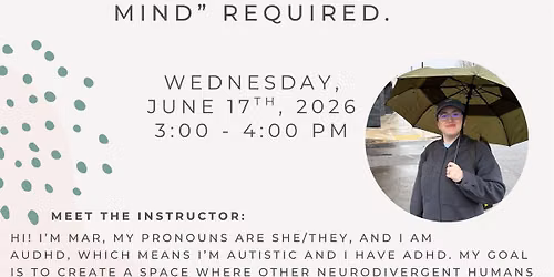 Neurodivergent-Affirming Yoga