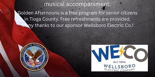 Veteran's Day Golden Afternoons Nov. 11th