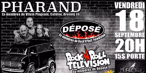 Pharand, Marc D\u00e9pos\u00e9 et Rock\u2019n\u2019Roll T\u00e9l\u00e9vision au Murdoch!
