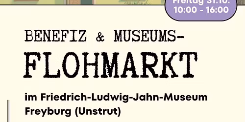 Benefizflohmarkt im Jahn-Museum