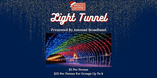 Christmas in The Square 2025 Light Tunnel