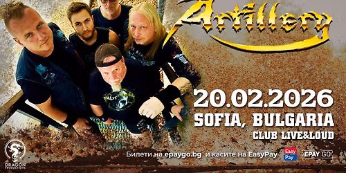 ARTILLERY live in Sofia