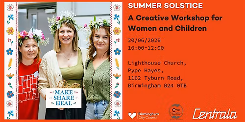 Summer Solstice Creative Workshop for Women and Children
