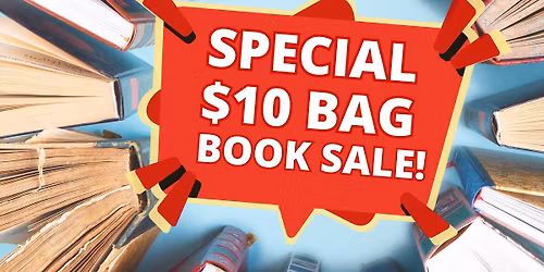 Special $10 Book Bag Sale!