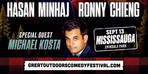 Hasan Minhaj and Ronny Chieng at Etess Arena at Hard Rock Hotel and Casino