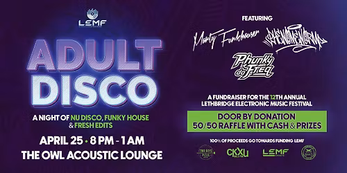 Adult Disco - A Fundraiser for LEMF