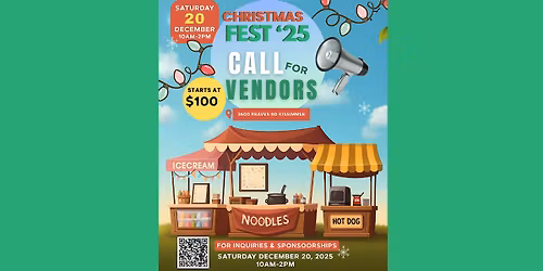 CALL FOR VENDORS