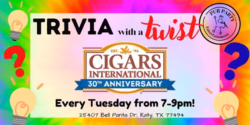 Trivia with a Twist at Cigar International!