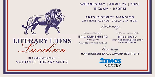 Literary Lions Luncheon 2026