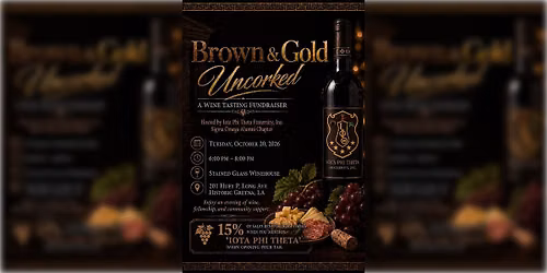Brown and Gold Uncorked