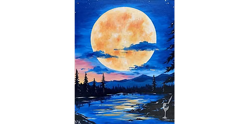 Stunning Moon Glow - Paint and Sip in Denver | Classpop!\u2122