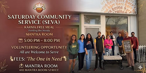 \u201cShare a Meal With one in need \u201d Volunteer with us Cook & Distribute