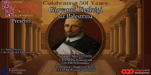Giovanni Pierluigi da Palestrina - Celebrating 501 Years