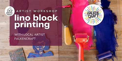 Lino Block Printing Workshop with FalkenCraft