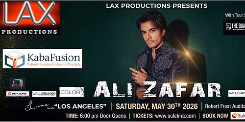 Ali Zafar Live in Los Angeles