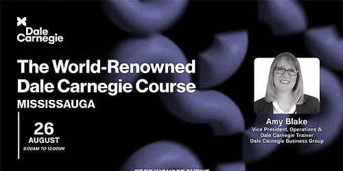 Dale Carnegie Course\u00ae: Kickoff (Mississauga)