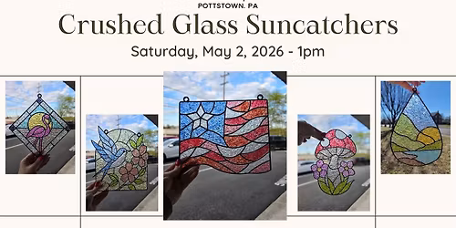 Crushed Glass Suncatchers