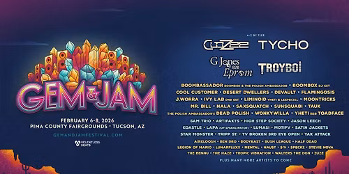 Gem & Jam Festival - Sunday