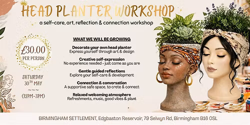 Head Planter Workshop - Crown Yourself (reflective & creative)