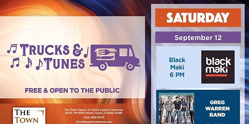 Trucks & Tunes with Steak Shack Bistro & Greg Warren Band