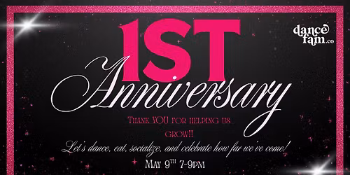 1st Anniversary Celebration!!!