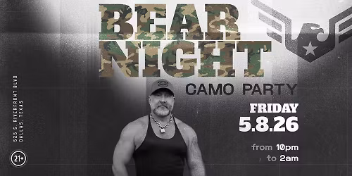 Bear Night: Camo Party with DJ Philip Webb
