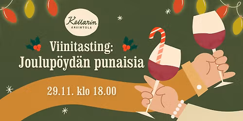VIINITASTING: JOULUPÖYDÄN PUNAISIA